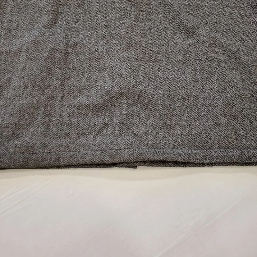 Bonobos | Grey Herringbone Sweater Overshirt | Size Large - Picture 7 of 10